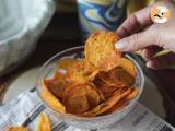 Søde kartoffelchips i mikroovn - Forberedelse trin 5