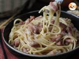 Pasta med bacon: nem, billig og cremet - Forberedelse trin 6