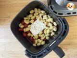 Bagte feta-gnocchi med Airfryer, en superhurtig ret med cherrytomater og feta! - Forberedelse trin 3