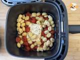 Bagte feta-gnocchi med Airfryer, en superhurtig ret med cherrytomater og feta! - Forberedelse trin 4