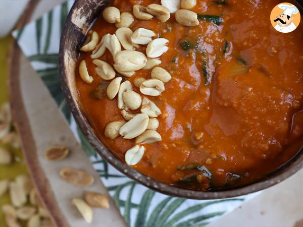 Afrikansk suppe: tomat, jordnød og mangold - afrikansk jordnøddesuppe - foto 3