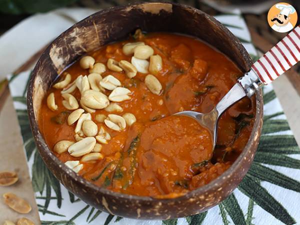 Afrikansk suppe: tomat, jordnød og mangold - afrikansk jordnøddesuppe - foto 4