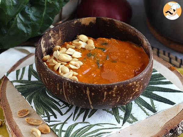 Afrikansk suppe: tomat, jordnød og mangold - afrikansk jordnøddesuppe - foto 5