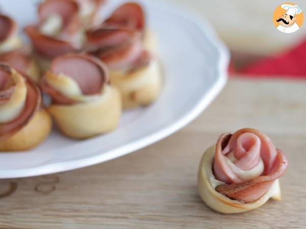 Aperitif med små blomster