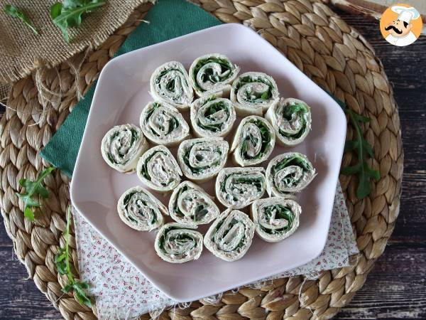 Aperitif-wraps med tortillas, tun og fromage frais - foto 4