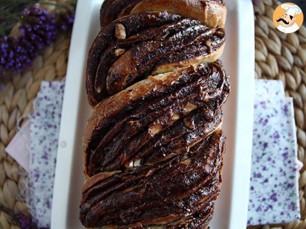 Babka-brioche med chokolade og hasselnødder - foto 6