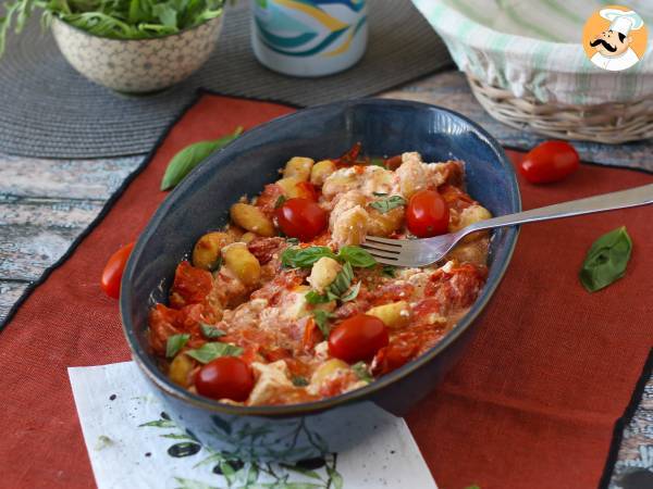 Bagte feta-gnocchi med Airfryer, en superhurtig ret med cherrytomater og feta! - foto 4