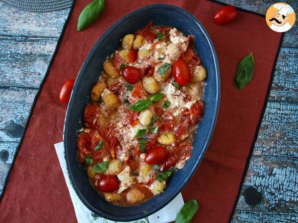 Bagte feta-gnocchi med Airfryer, en superhurtig ret med cherrytomater og feta! - foto 5