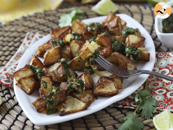 Bagte kartofler med chimichurri