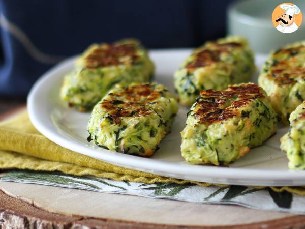 Bagte kødboller af courgette - foto 2