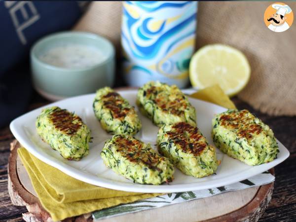 Bagte kødboller af courgette - foto 3