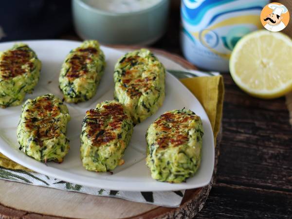 Bagte kødboller af courgette - foto 4