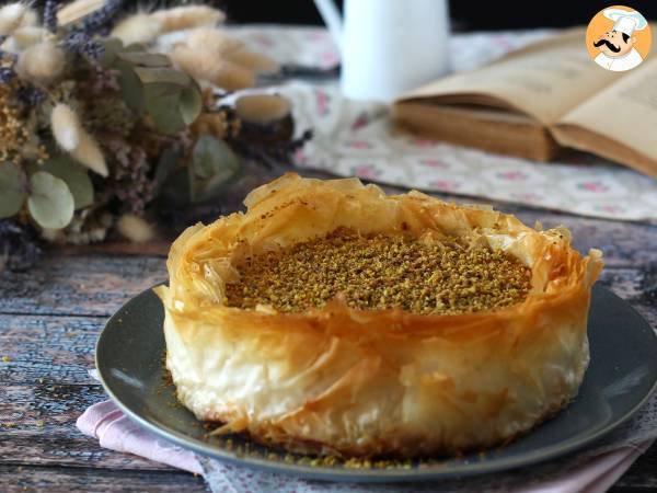 Baklava-agtig cheesecake med pistacie, sprød og smeltende - foto 5