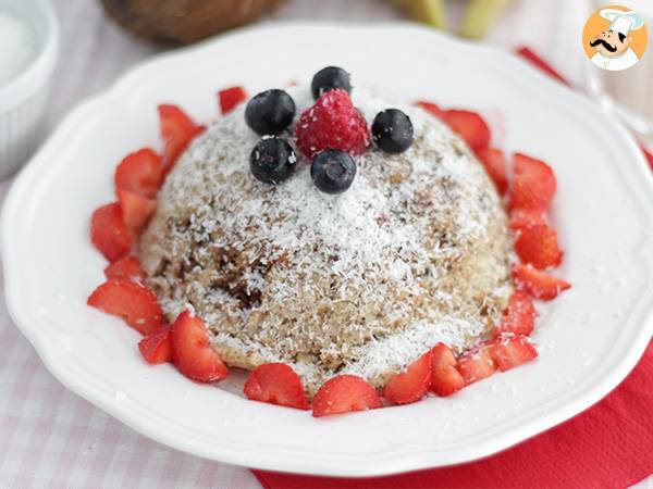 Banan-kokos-bollekage - laktose- og glutenfri