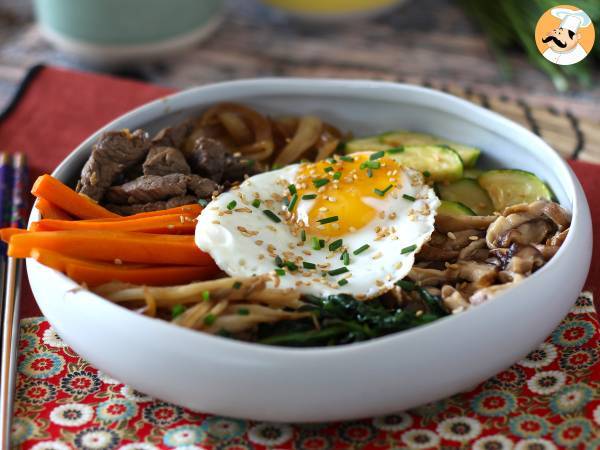 Bibimbap, den traditionelle koreanske ret