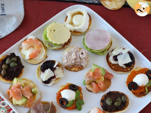 Blini-fad med fyld, den perfekte varierede aperitif til højtiden - foto 2