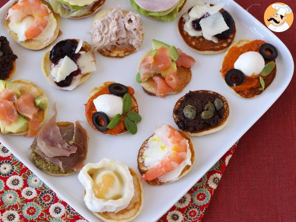 Blini-fad med fyld, den perfekte varierede aperitif til højtiden - foto 4