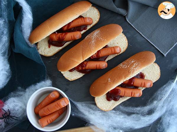 Blodige halloween-hotdogs - foto 4