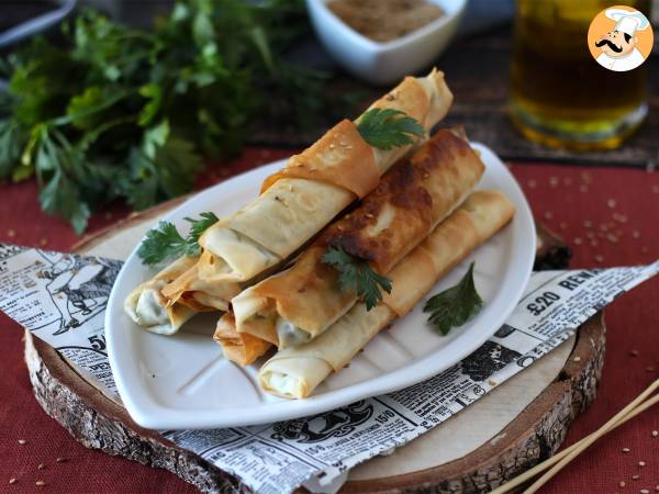 Börek med fetaost og persille