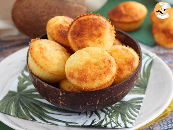 Brasilianske kokosmuffins - Queijadinhas