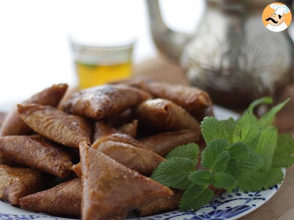 Briouats med mandler, små orientalske kager