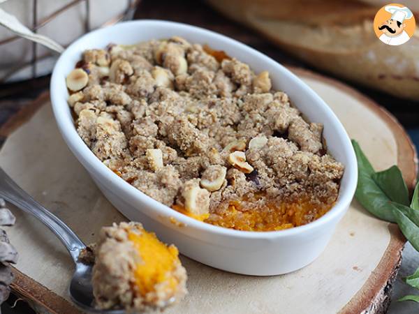 Butternut crumble med hasselnødder - foto 2