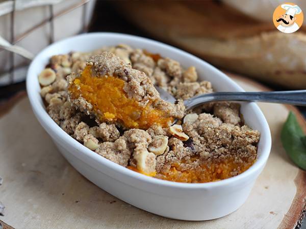 Butternut crumble med hasselnødder - foto 4