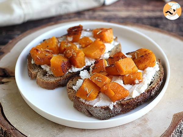 Butternut ricotta og æggesandwiches