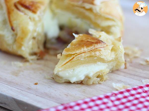 Camembert butterdej med skinke og løg - foto 2