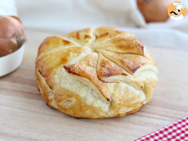 Camembert butterdej med skinke og løg - foto 3