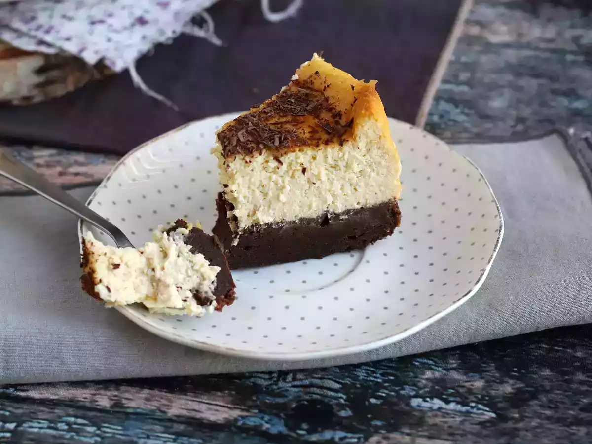 Cheesecake-brownie, en overraskende kombination, der vil glæde dine smagsløg! - foto 6