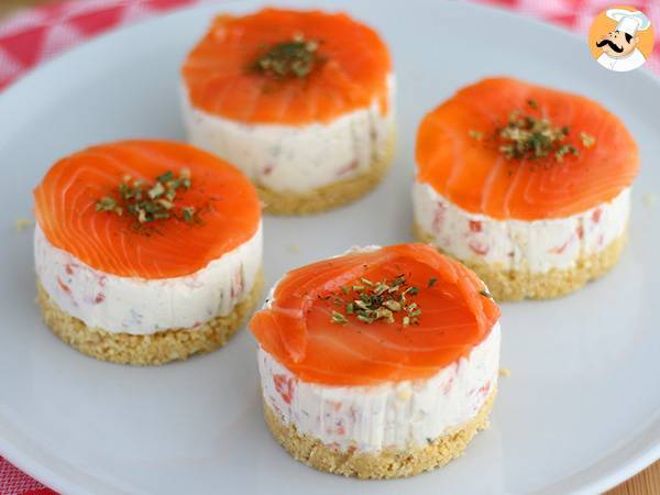 Cheesecakes med saltet laks - foto 2