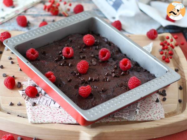 Chokolade-hindbær-brownie, ren forkælelse! - foto 4