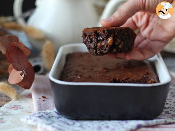 Chokolade- og valnøddebrownie på Air fryer