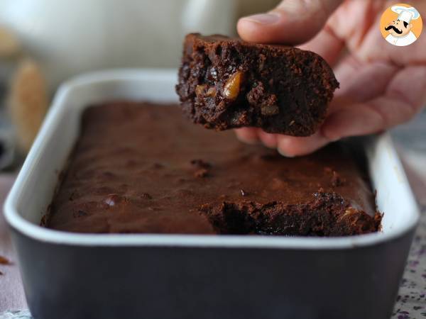 Chokolade- og valnøddebrownie på Air fryer - foto 4