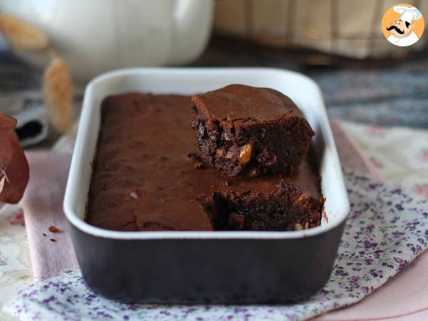 Chokolade- og valnøddebrownie på Air fryer - foto 8