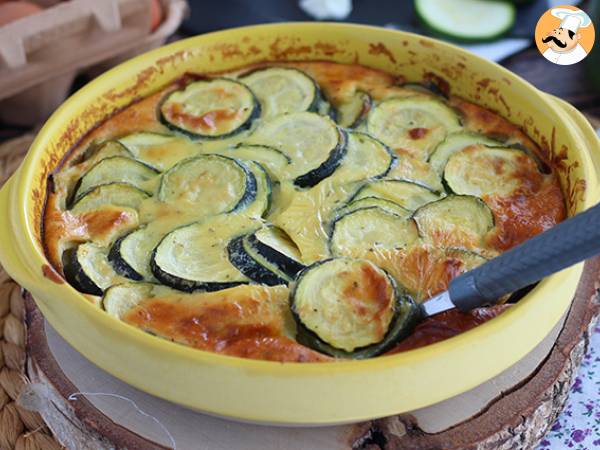 Clafoutis med courgette og gedeost - foto 2