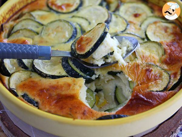 Clafoutis med courgette og gedeost - foto 4