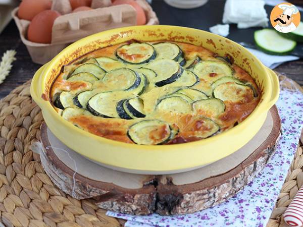 Clafoutis med courgette og gedeost - foto 5