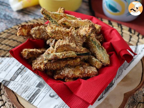 Courgette-fritter med Air fryer - foto 4