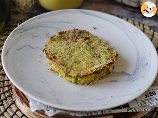 Courgette- og kartoffelburger i air fryer