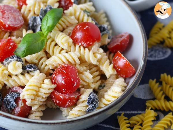 Cremet kold pasta, klar på mindre end 10 minutter! - foto 4