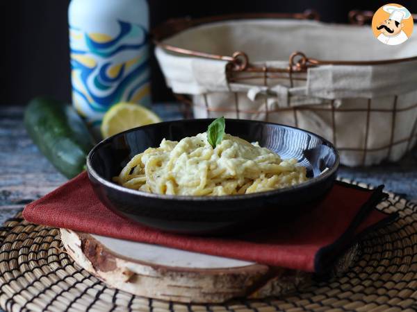 Cremet pasta med courgetter og græsk yoghurt - foto 2