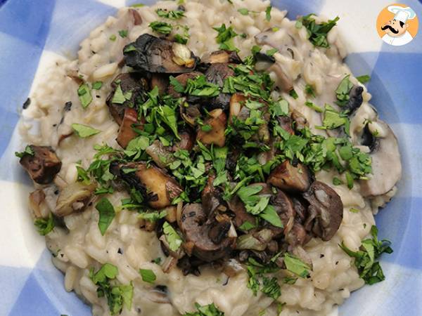 Cremet risotto med svampe