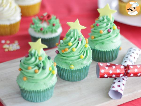 Cupcakes pyntet til jul