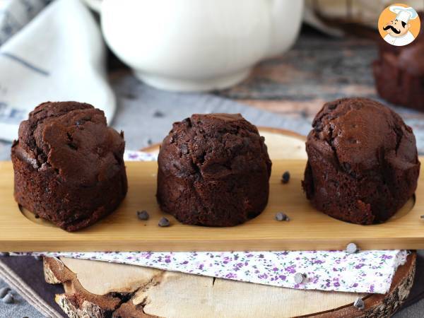 De bedste chokolademuffins: store og saftige