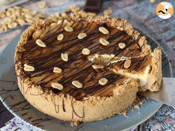 Ekstra gourmand cheesecake i Snickers-stil - foto 3