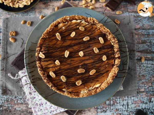 Ekstra gourmand cheesecake i Snickers-stil - foto 4