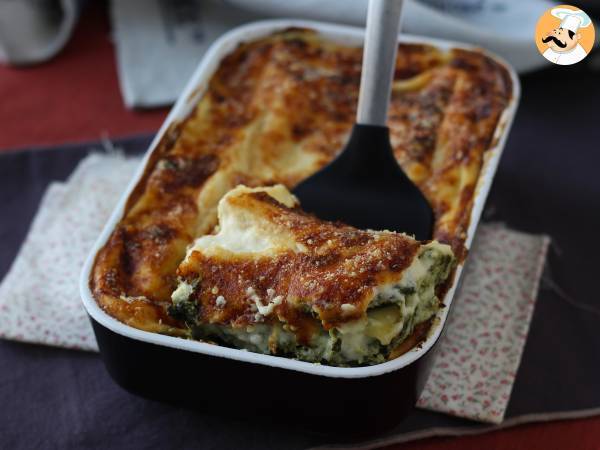 Ekstra smeltende ricotta- og spinatlasagne