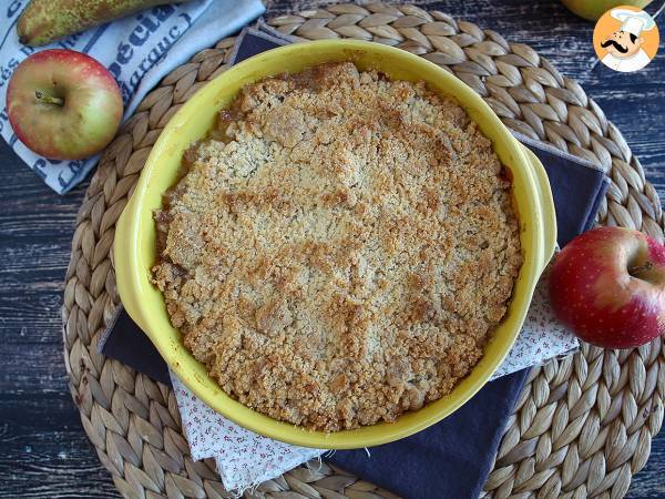 Ekstra sprød og smeltende æble-pære-crumble - foto 2